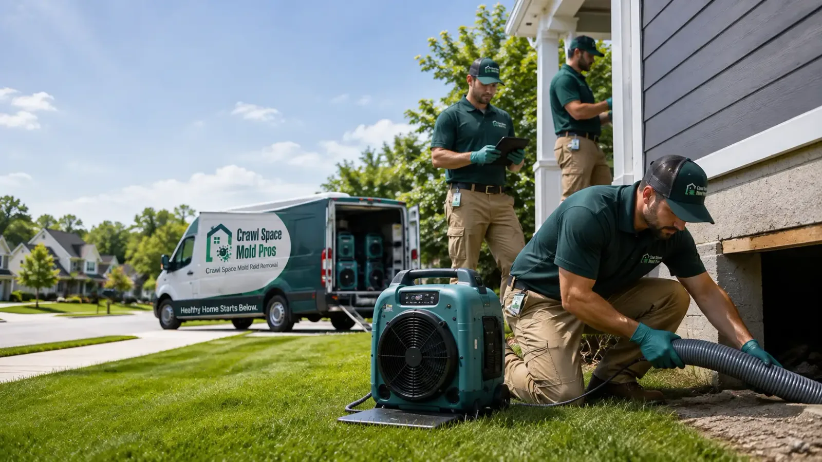 Crawl Space Mold Removal in Uniontown, OH